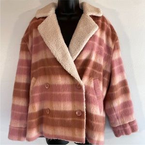 L*SPACE Plaid About You Jacket